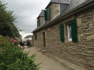 Conquet, chemin le long du bras de mer